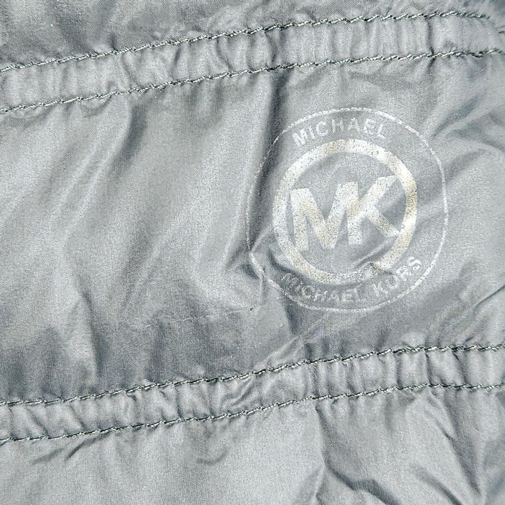 Michael Kors Green Down Packable Jacket Size Medi… - image 5